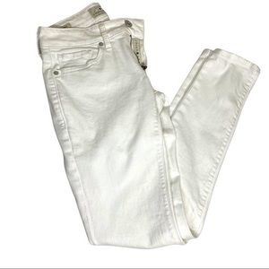 Lucky Womens White Skinny Jeans Size 0